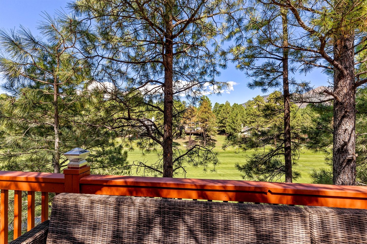 Beautiful Vacation Rental with Golf Club Fairway Views from the Spacious Deck in Flagstaff, Arizona