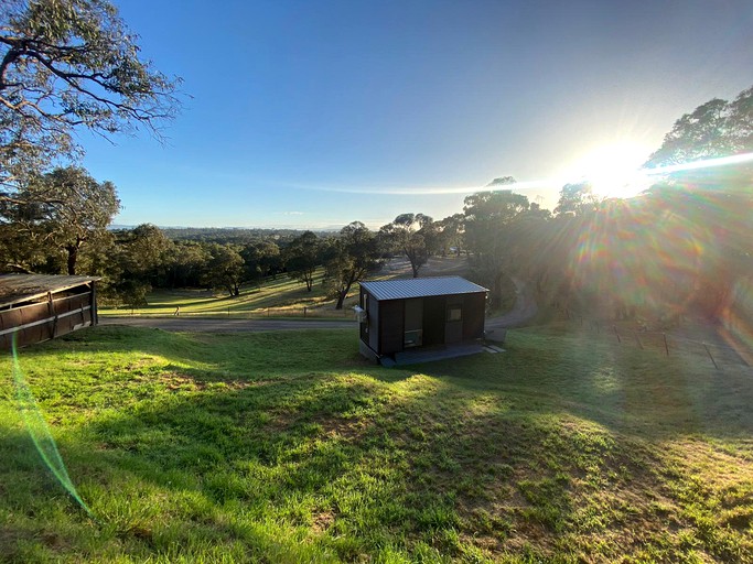 Secluded Tiny House with Spectacular Countryside Views in Hurstbridge, Victoria