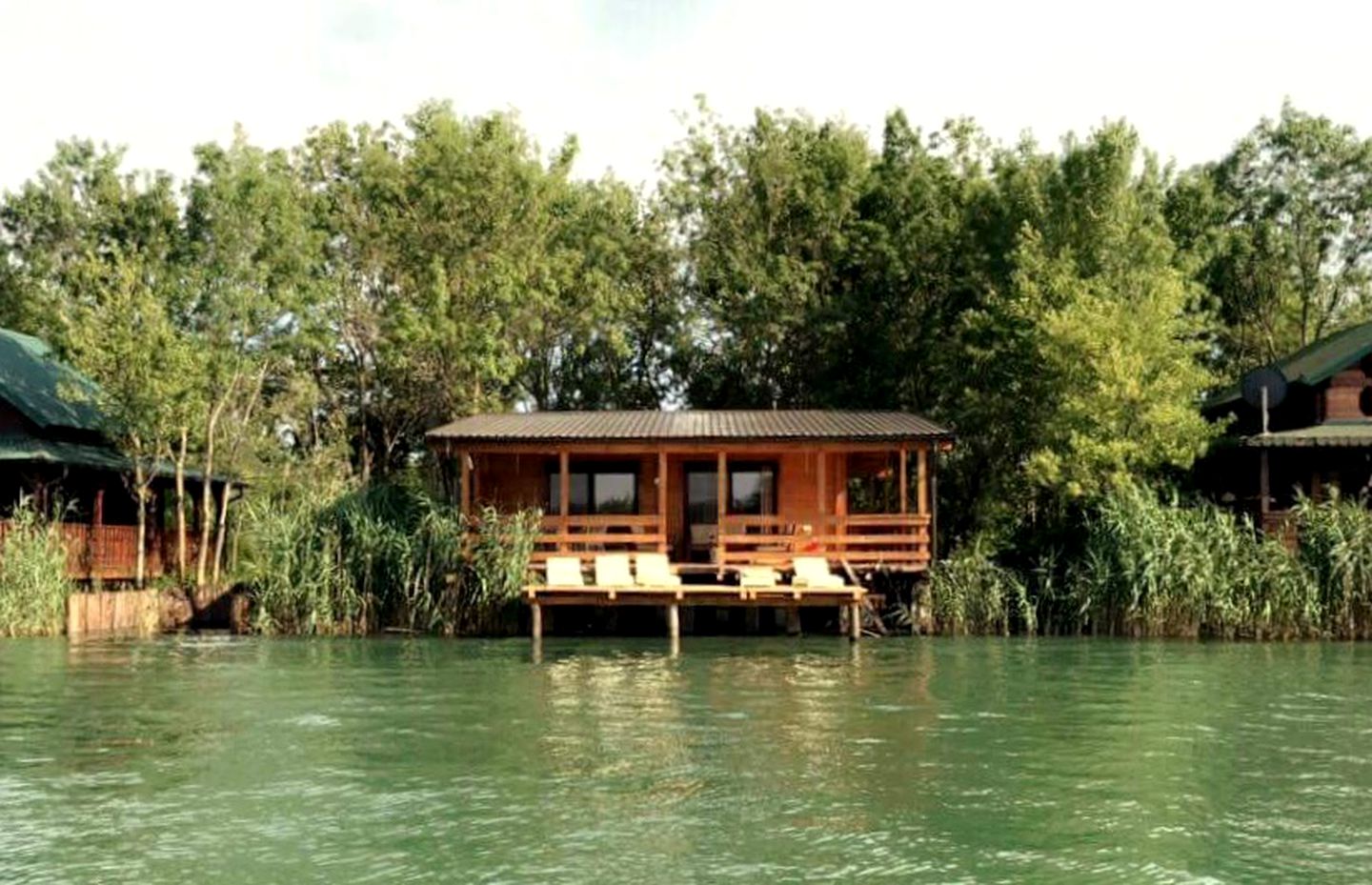 Riverside Cabin Rental on the Island of Ada Bojana, Montenegro