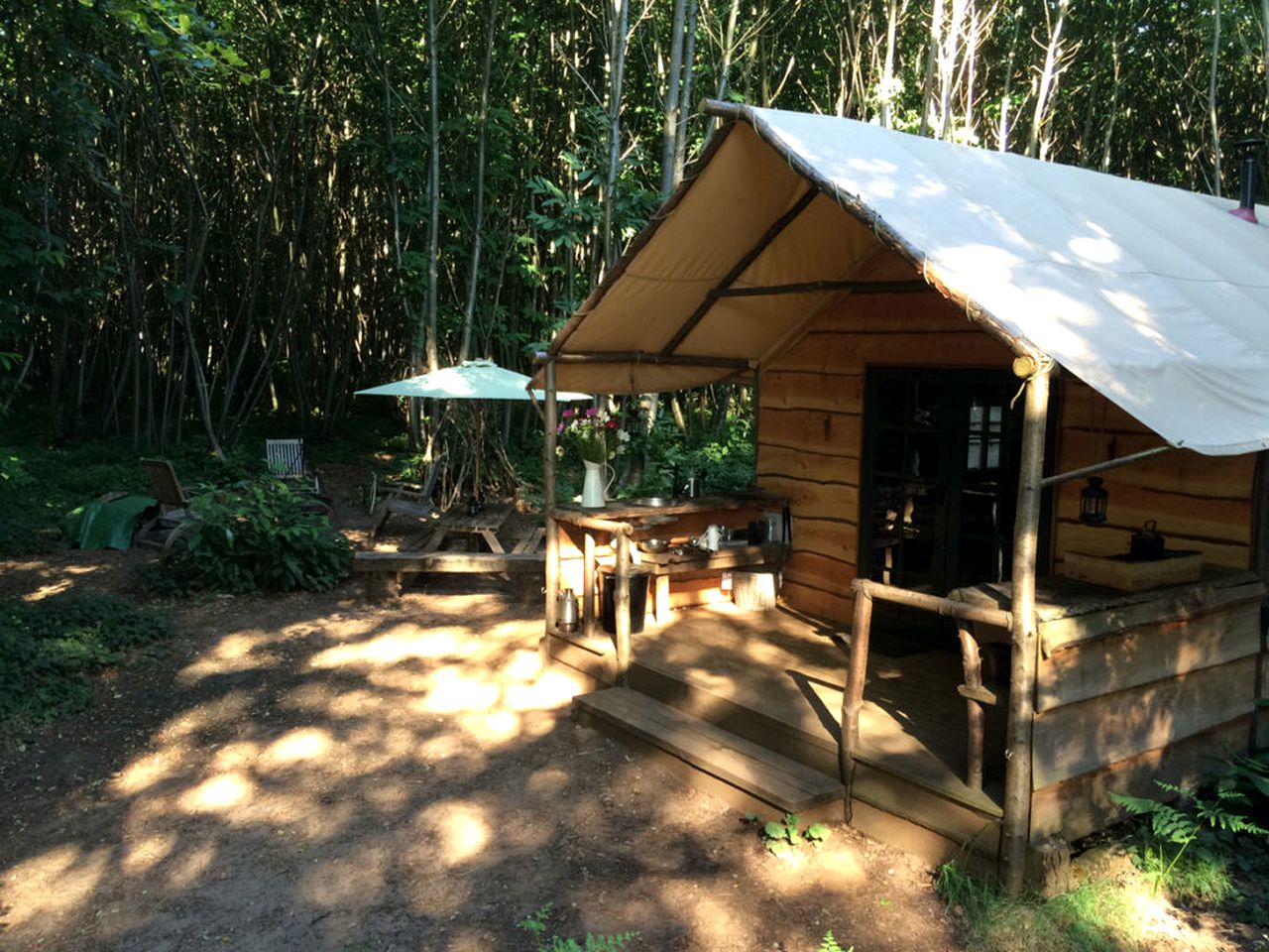 Rustic Camping Cabin for Families in South Downs National Park, East Hampshire