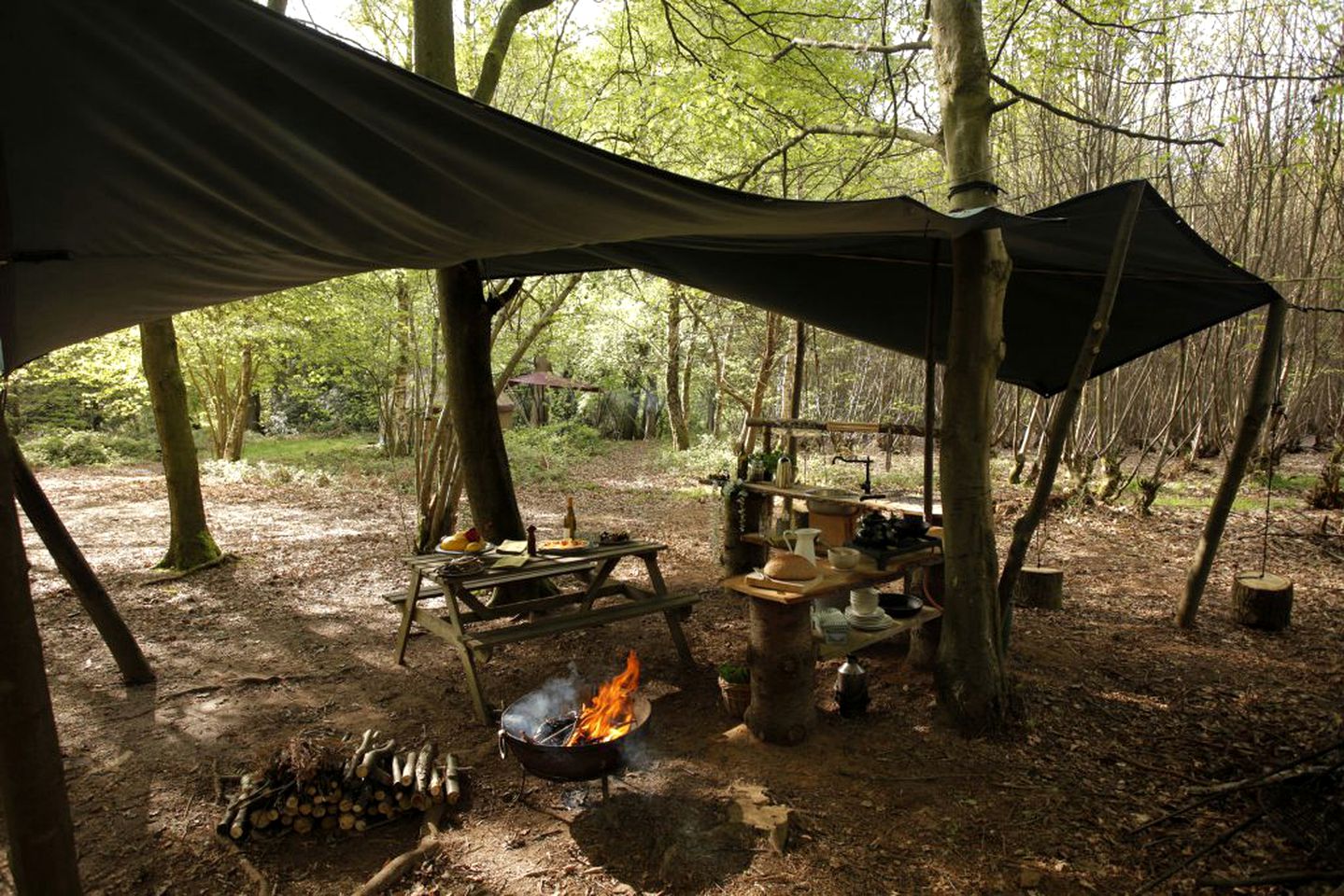 Family-Friendly Glamping Yurt in South Downs National Park near London, England