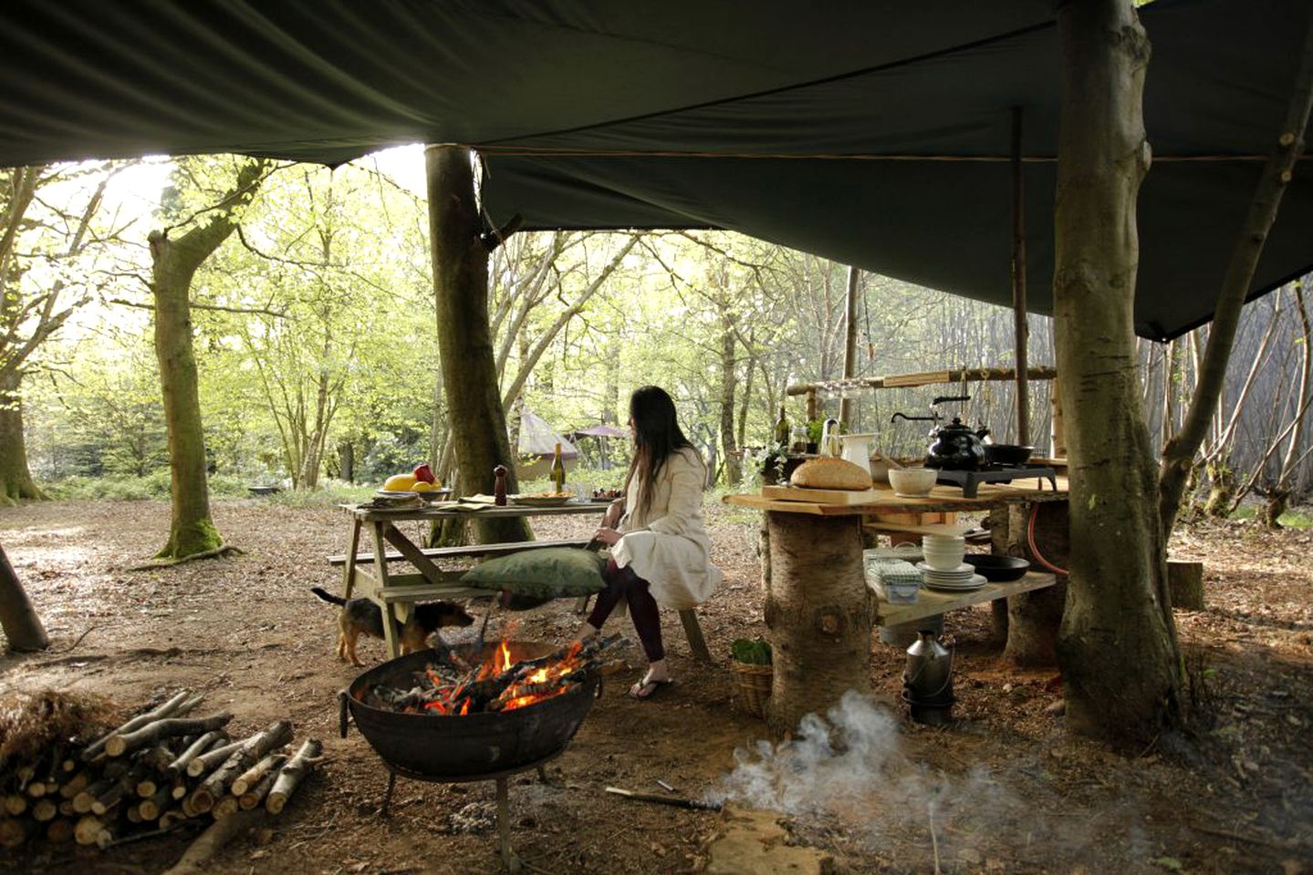 Family-Friendly Glamping Yurt in South Downs National Park near London, England