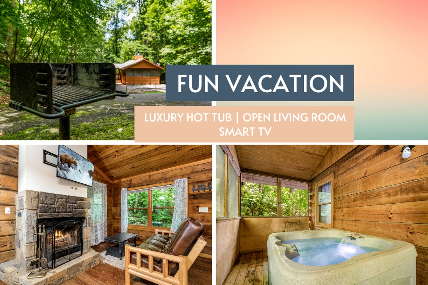 Adorable Cabin with High Ceilings and Plenty of Room in Sevierville, Tennessee