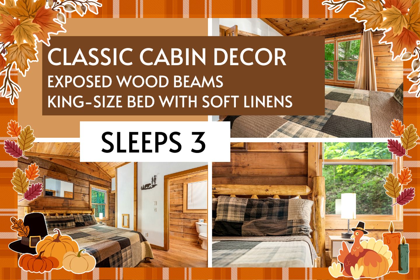 Adorable Cabin with High Ceilings and Plenty of Room in Sevierville, Tennessee