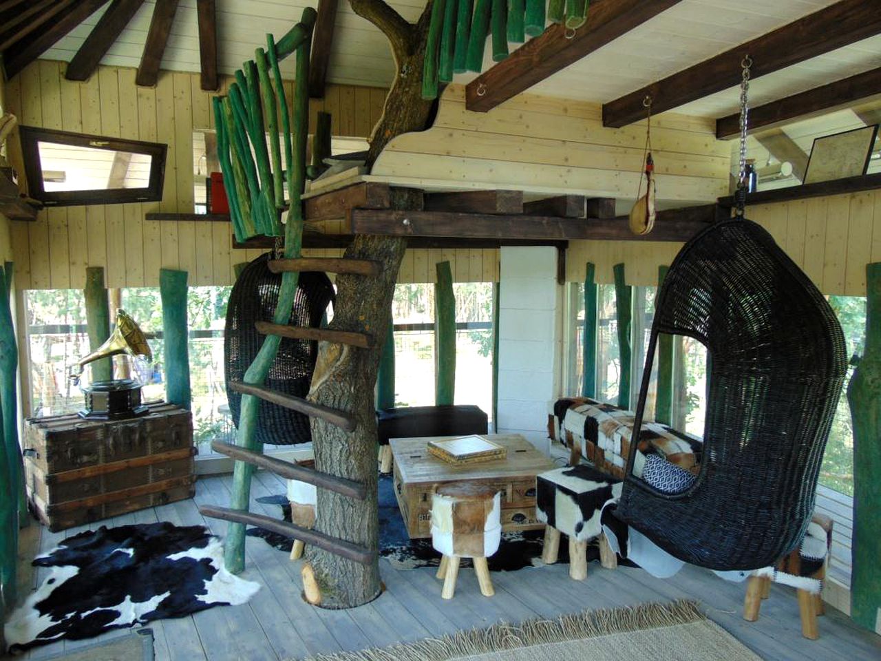 Charming Tree House set in an Adventure Park near Rothenburg, Germany