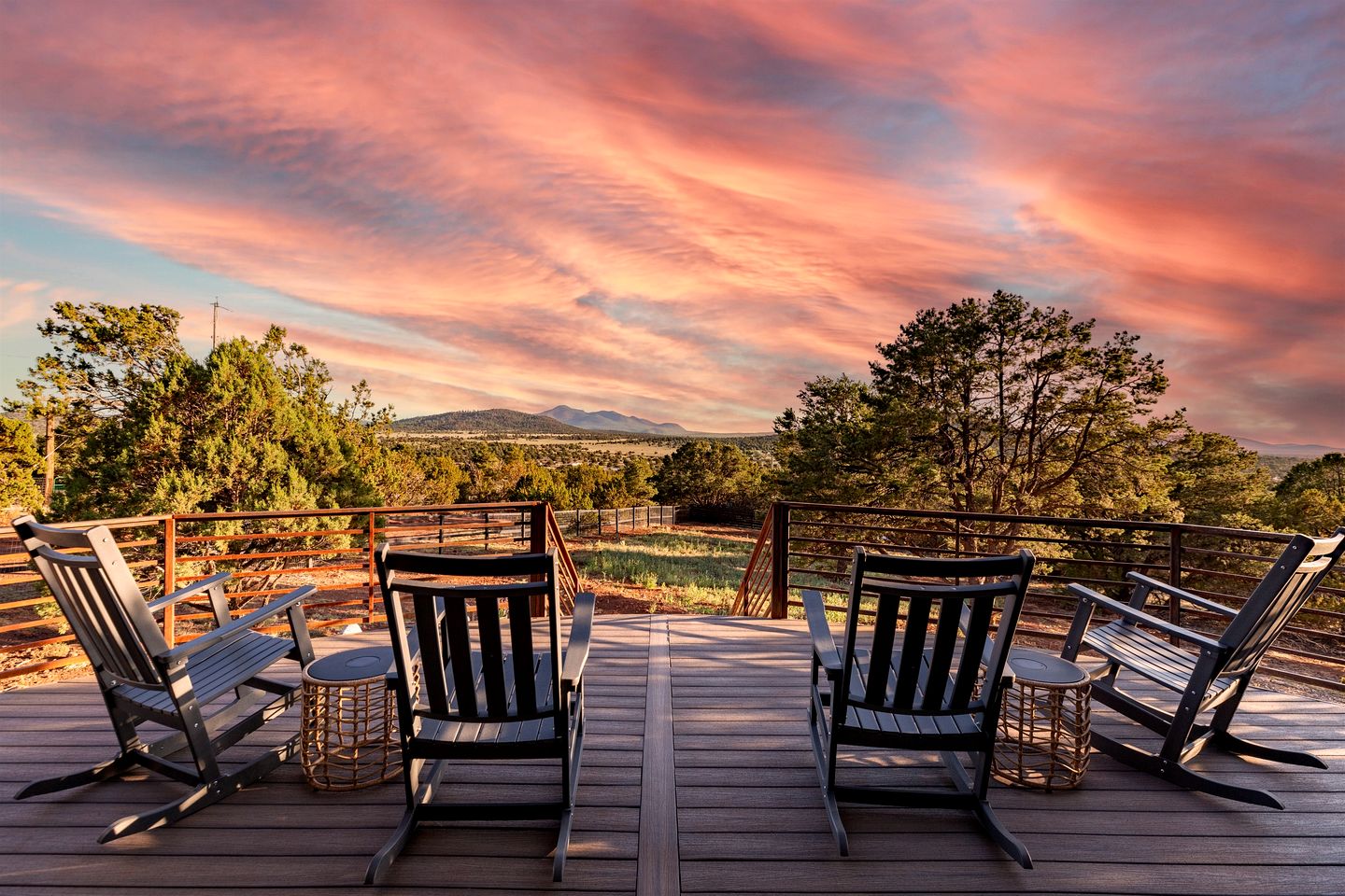 Modern Pet-Friendly A-Frame Cabin Retreat with Stargazing Deck & Mountain Views near Grand Canyon South Rim & Williams, Arizona