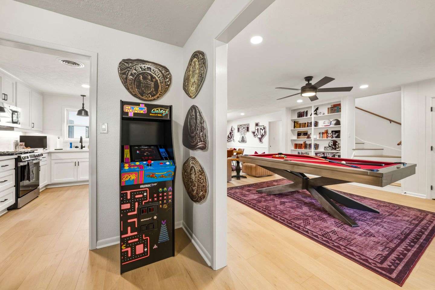 Ultimate Game Day Retreat with Arcade, Pool Table & Fire Pit in College Station, Texas