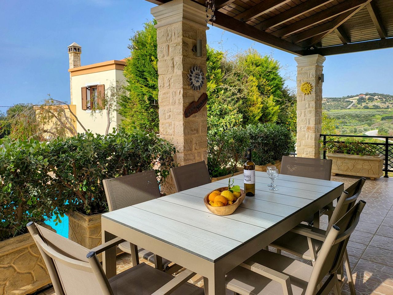 Awesome Villa with Great Sights and Swimming Pool in Rethymno, Crete
