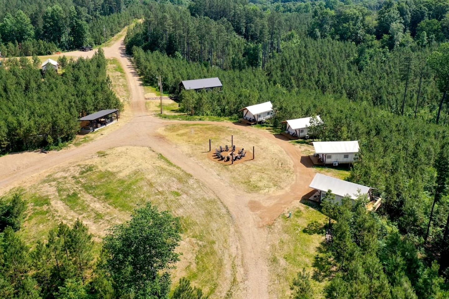 Entire Safari Tents Campground Ideal for Large Groups in Kentucky