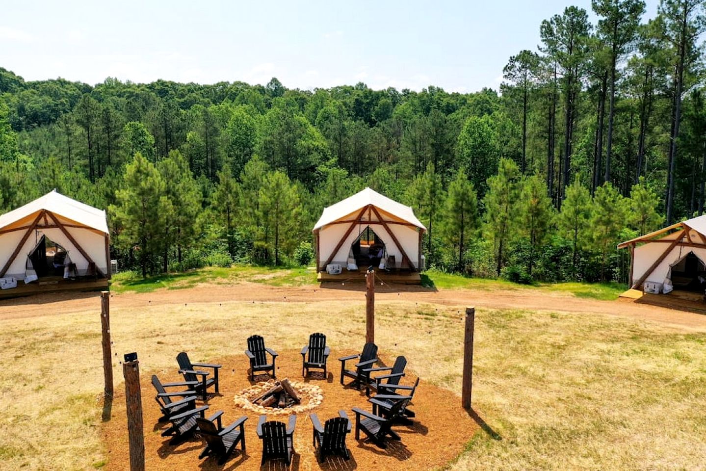 Entire Safari Tents Campground Ideal for Large Groups in Kentucky