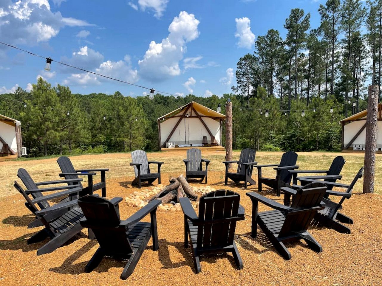 Entire Safari Tents Campground Ideal for Large Groups in Kentucky