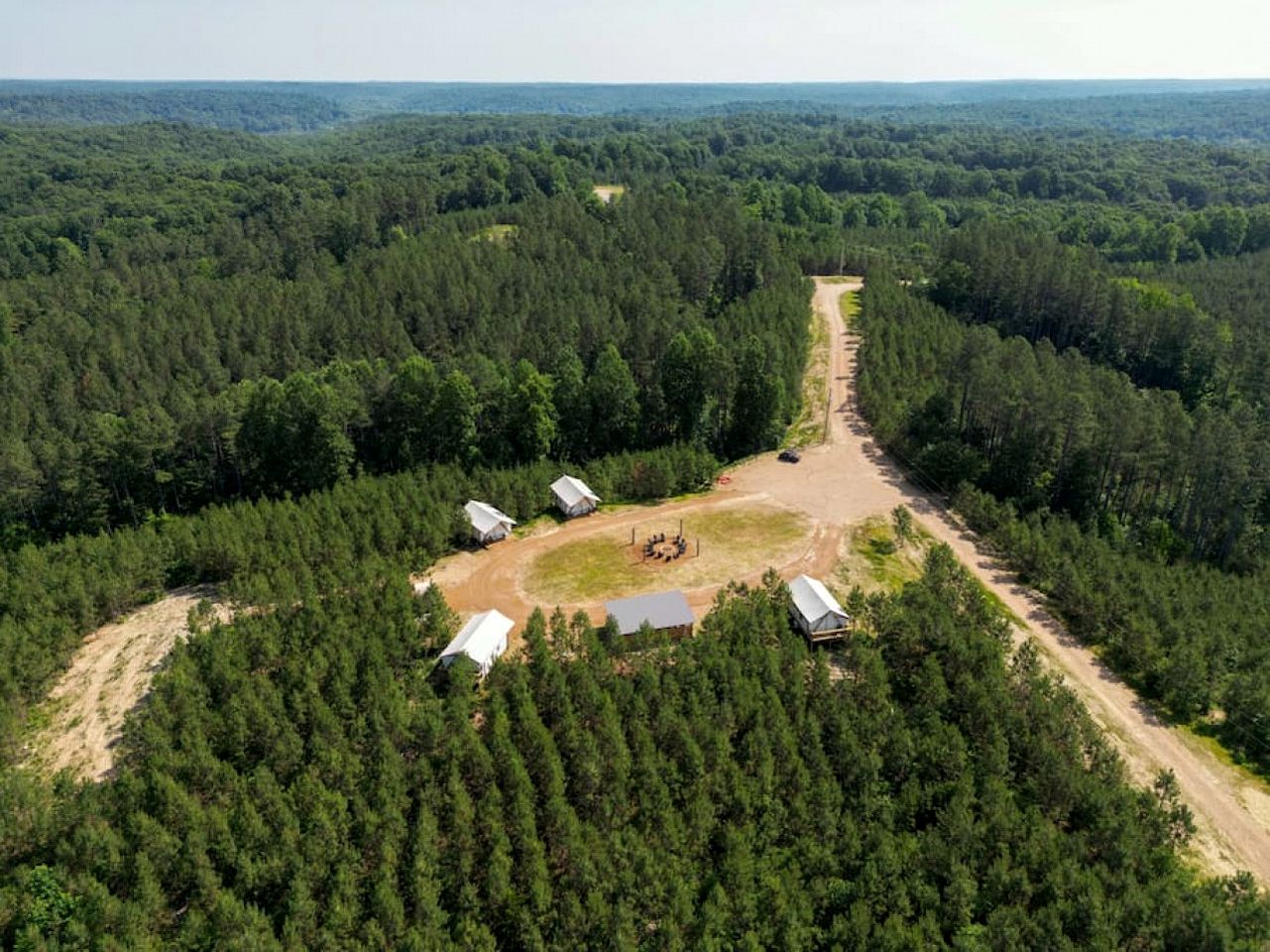 Entire Safari Tents Campground Ideal for Large Groups in Kentucky