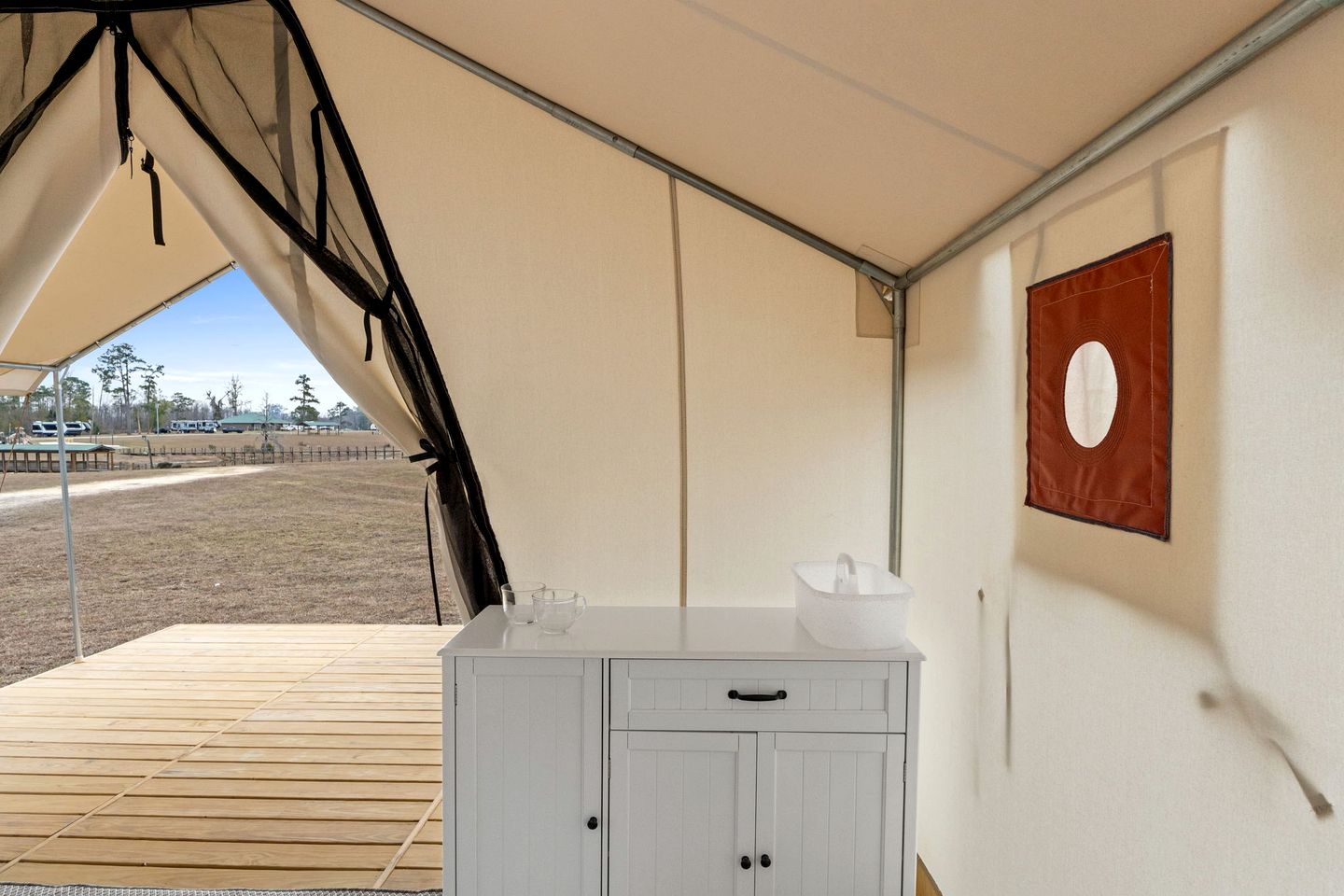 Rustic Luxury Glamping Experience with Lakes, Wildlife & Adventure in Wewahitchka, Florida