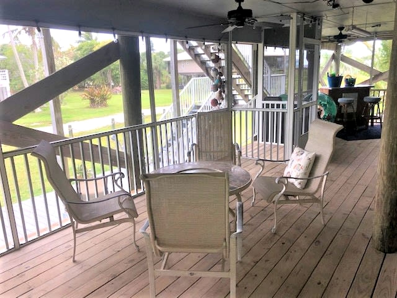 Spacious Family-Friendly Beach House with Dock Access near Little Gasparilla Island, Florida