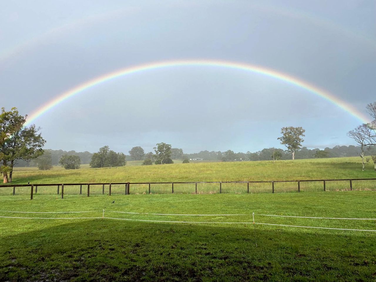 Beautiful Hilltop Tiny House with Breathtaking Views on a Cattle and Equine Training Property in Minimbah, New South Wales