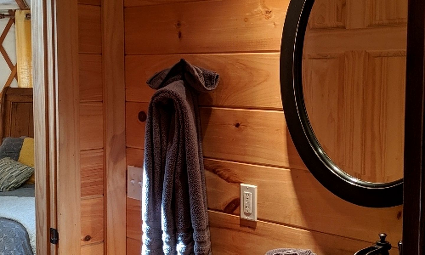 Amazing 24-Foot Yurt Rental for Family Glamping in North Carolina