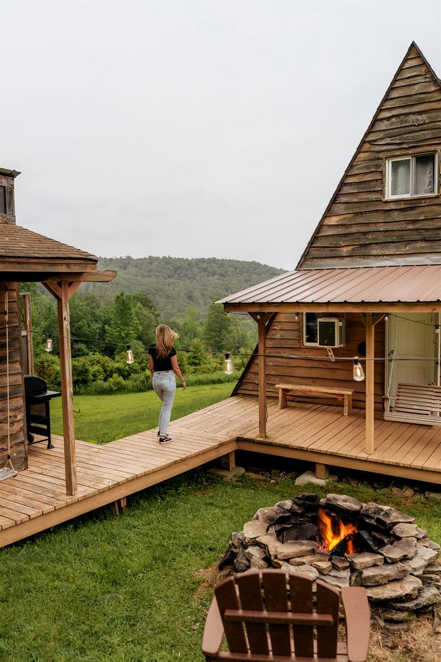 Amazing A-Frame with ATV on a Private Retreat for an Unforgettable Escape in the Catskills near Roscoe, New York