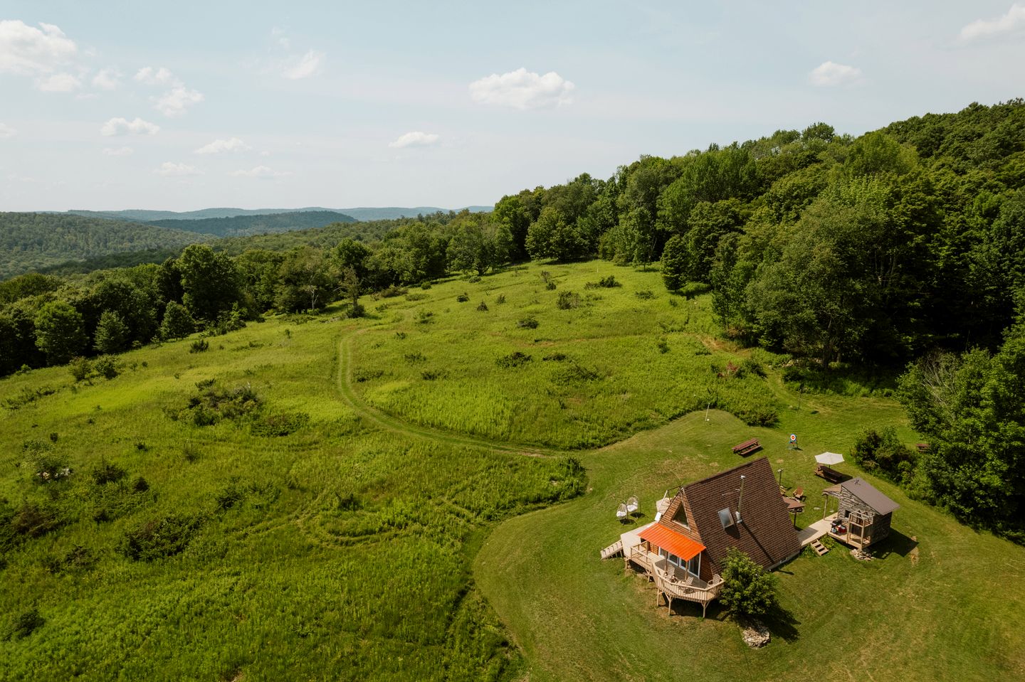 Amazing A-Frame with ATV on a Private Retreat for an Unforgettable Escape in the Catskills near Roscoe, New York