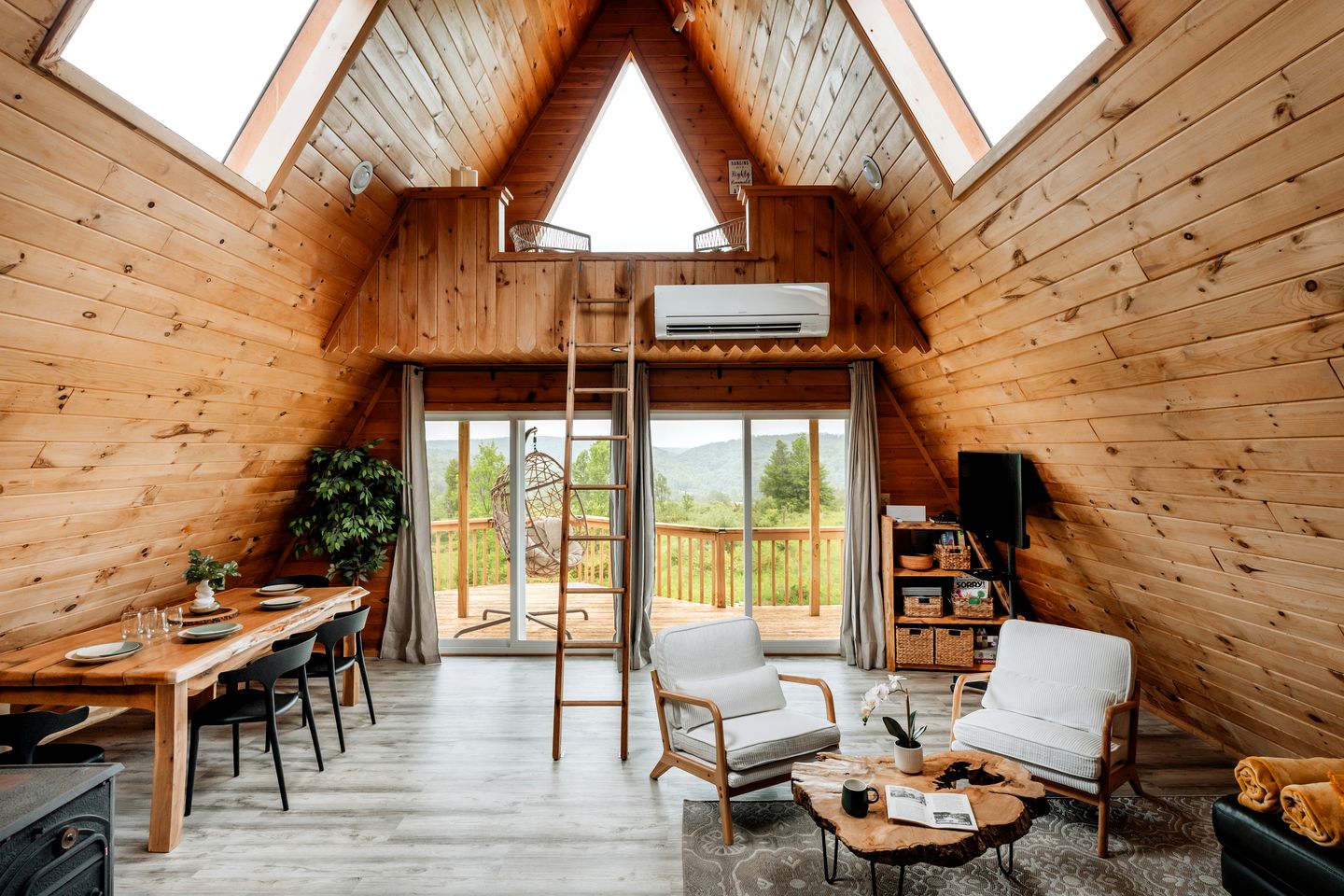 Amazing A-Frame with ATV on a Private Retreat for an Unforgettable Escape in the Catskills near Roscoe, New York