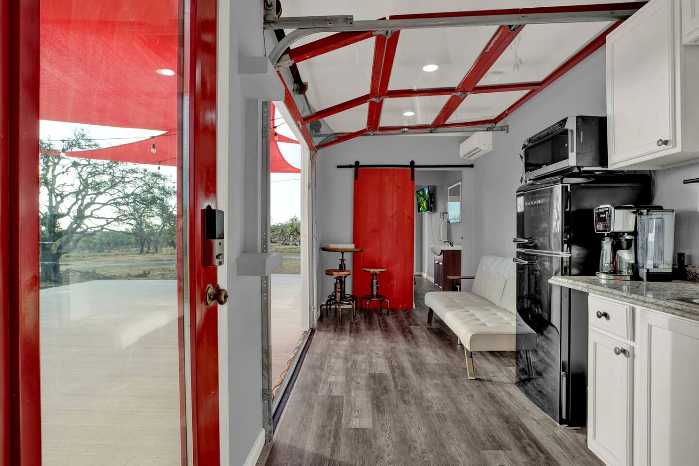 Amazing Secluded Container with Fire Pit in Fredericksburg, Texas