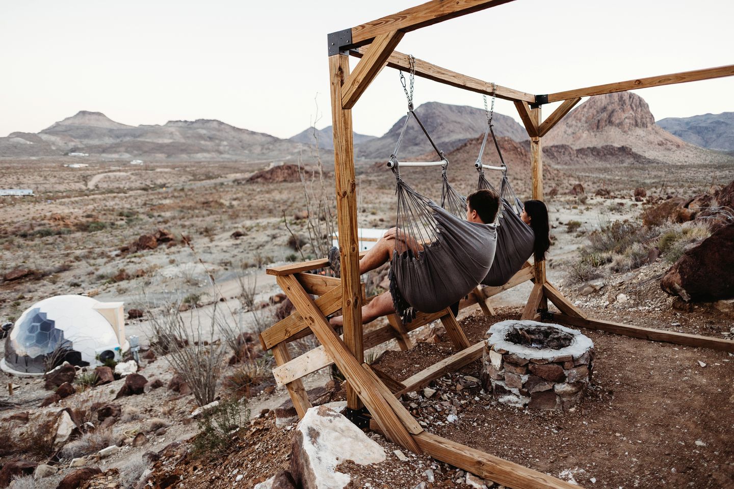 Space Pod 002 at Space Cowboys in Terlingua, TX