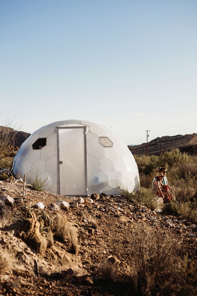 Space Pod 002 at Space Cowboys in Terlingua, TX