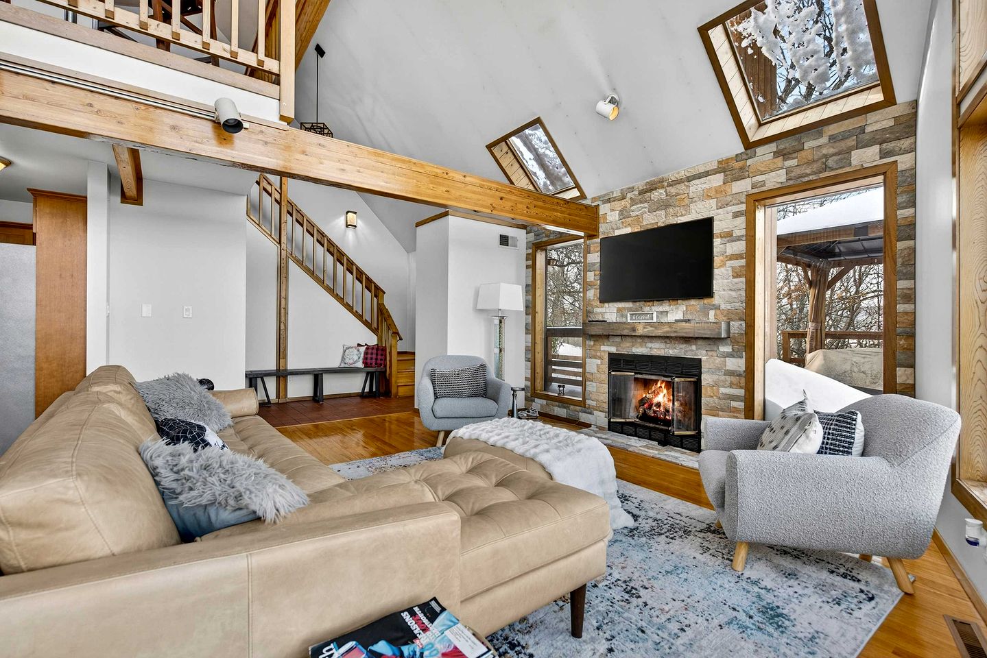 Modern Mountain Cabin with Hot Tub and Game Room Near Moorefield, West Virginia