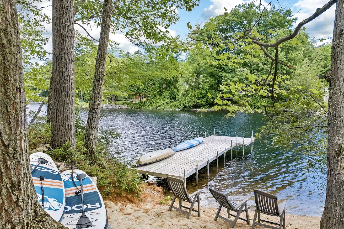 Scenic Lakefront Escape with Kayaks and Canoes in Meredith, New Hampshire