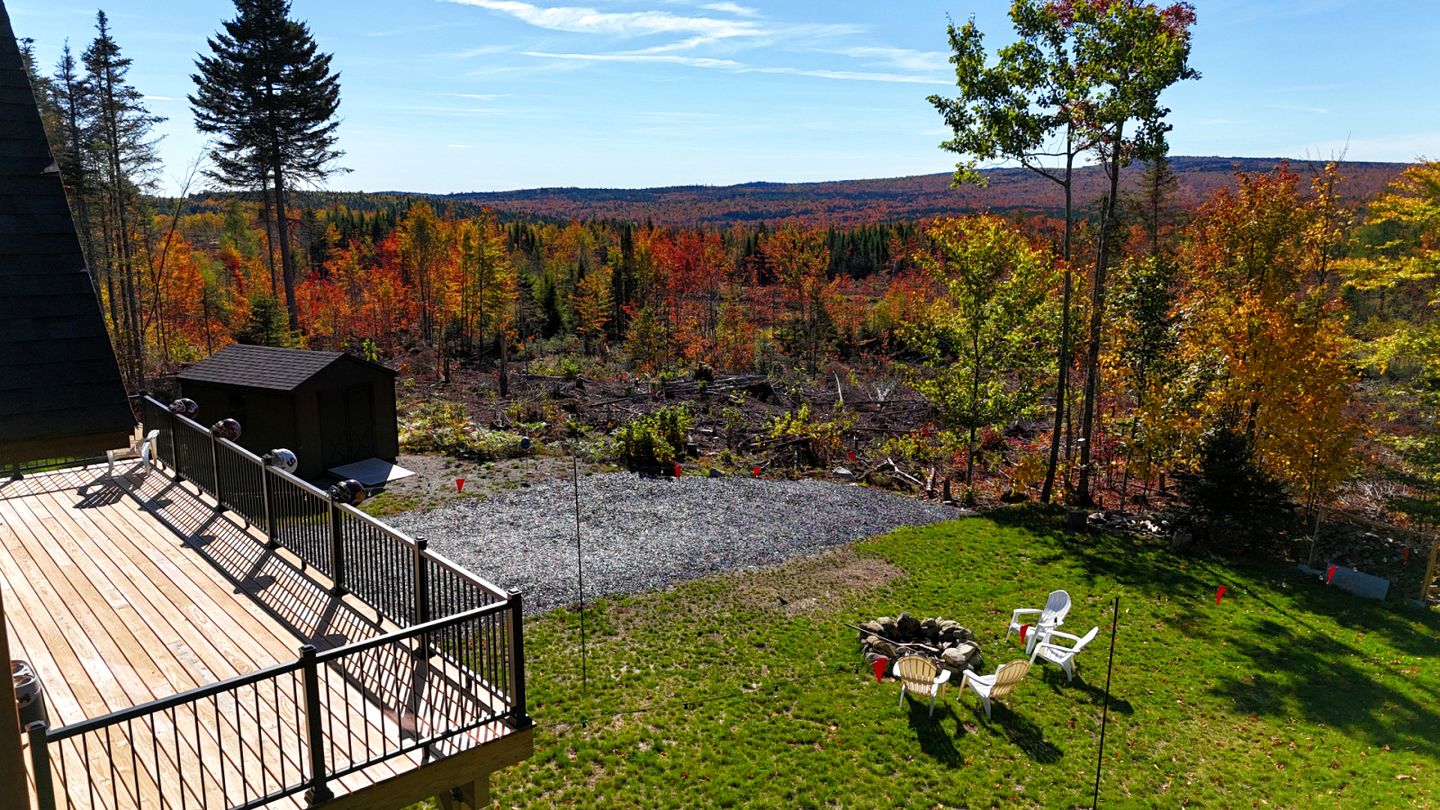 Amazing Wooden Cabin Surrounded by Trees in Greenville, Maine