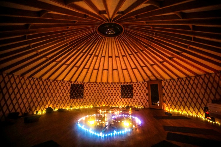 Yurts (United States of America, Hot Springs, North Carolina)