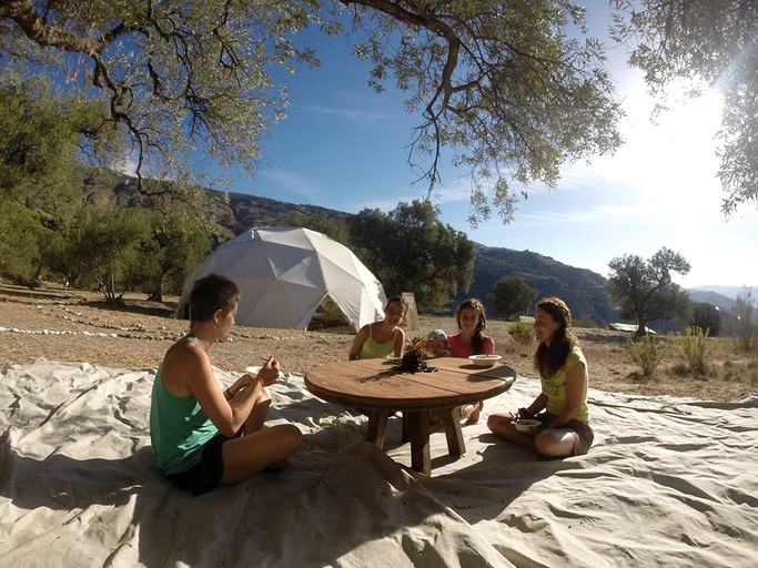 Yurts (Lanjarón, Andalusia, Spain)