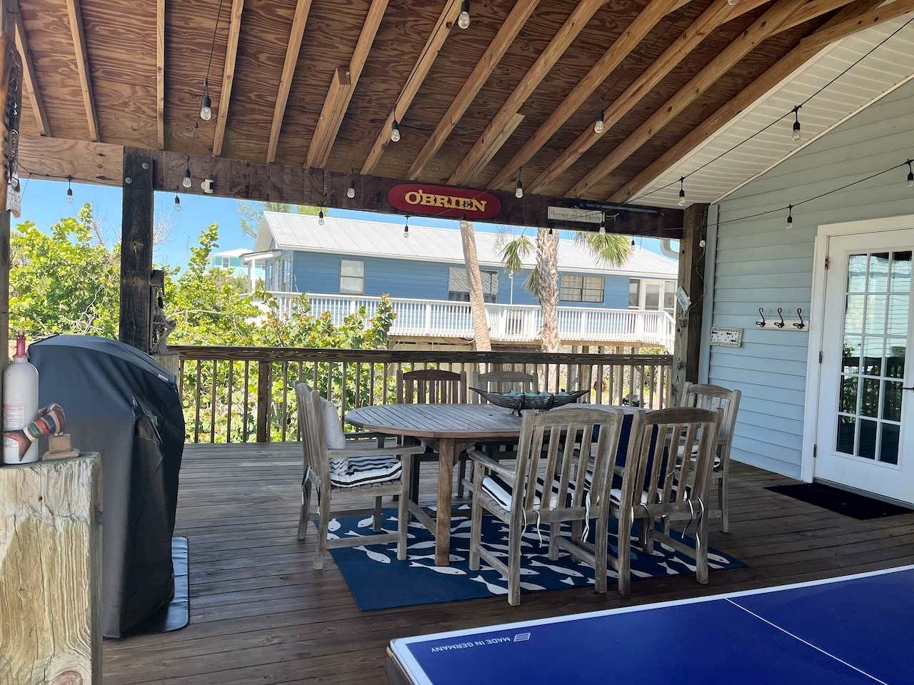 Charming Beach House with Private Dock Access, Steps from LGI Beach – Placida, FL