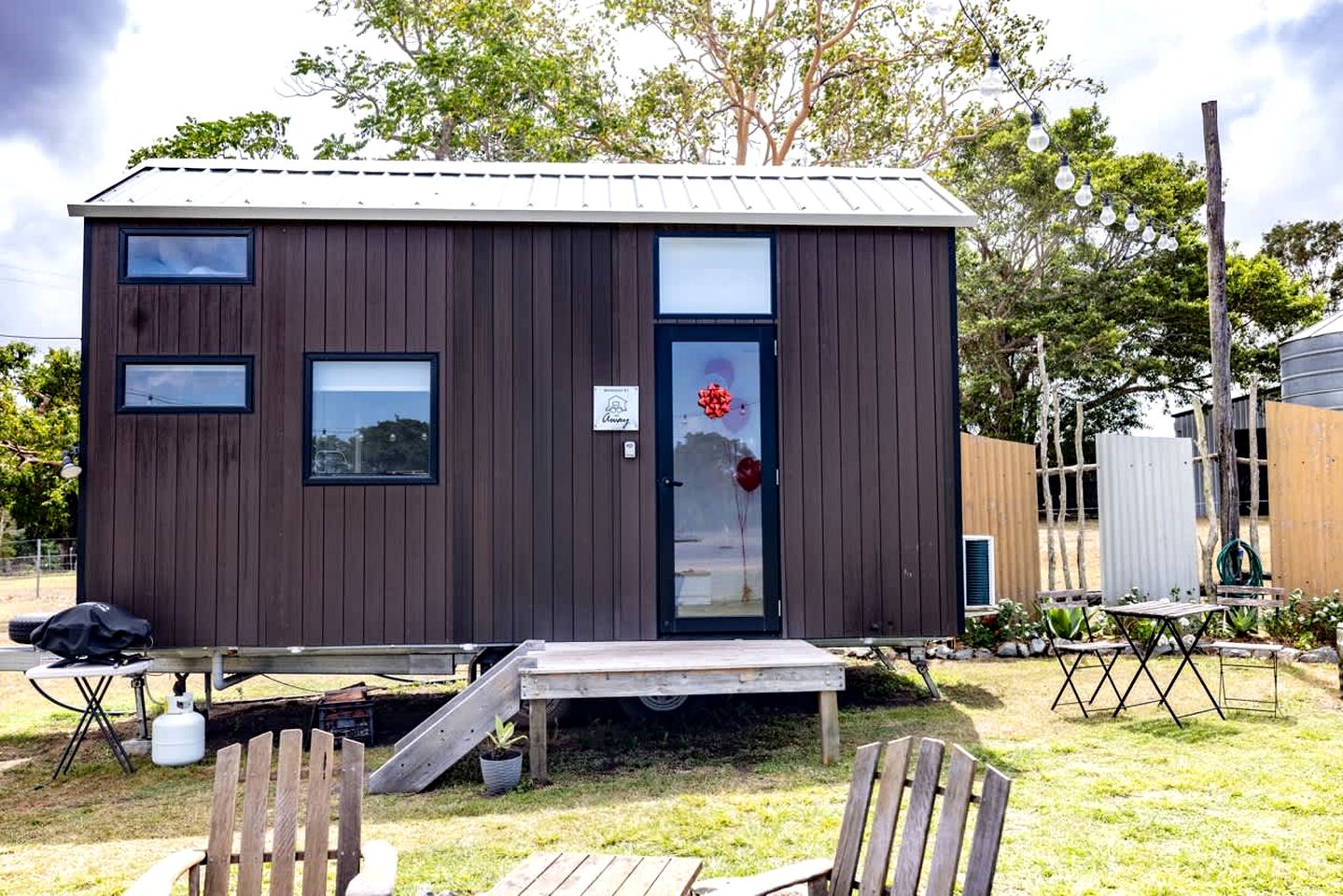 Andromache River Tiny House for Coastal Glamping near Airlie Beach