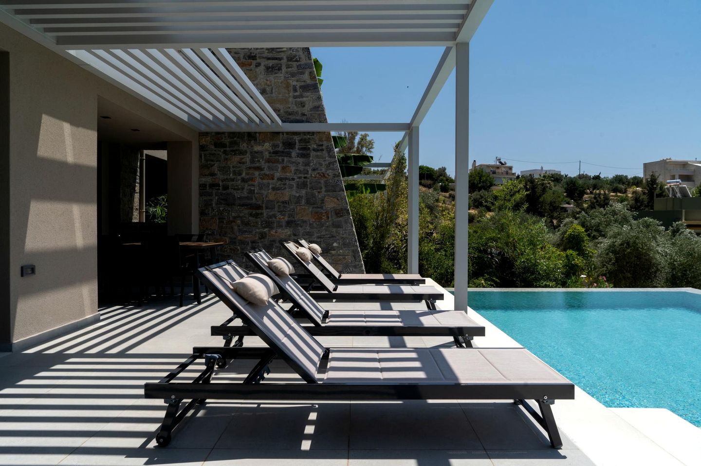 Luminous Villa Oasis near Cretan Mountains in Greece