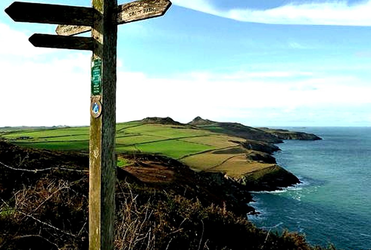Antique Gypsy Caravan Surrounded by the Beautiful Welsh Countryside