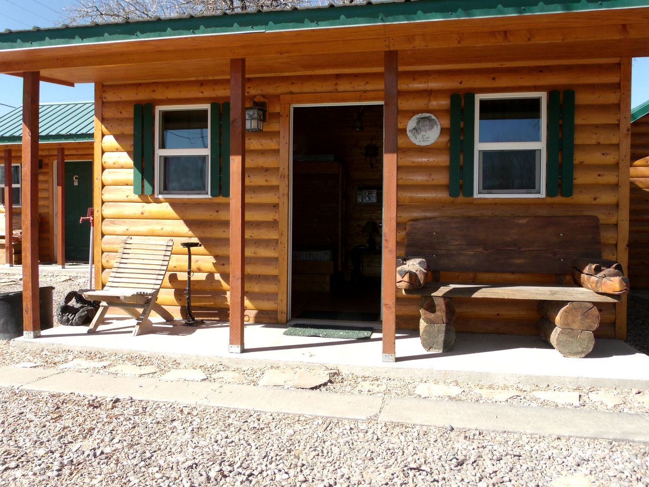 Simple Family-Friendly Camping Cabin Rental with BBQ and Fire Pit in Greybull, Wyoming