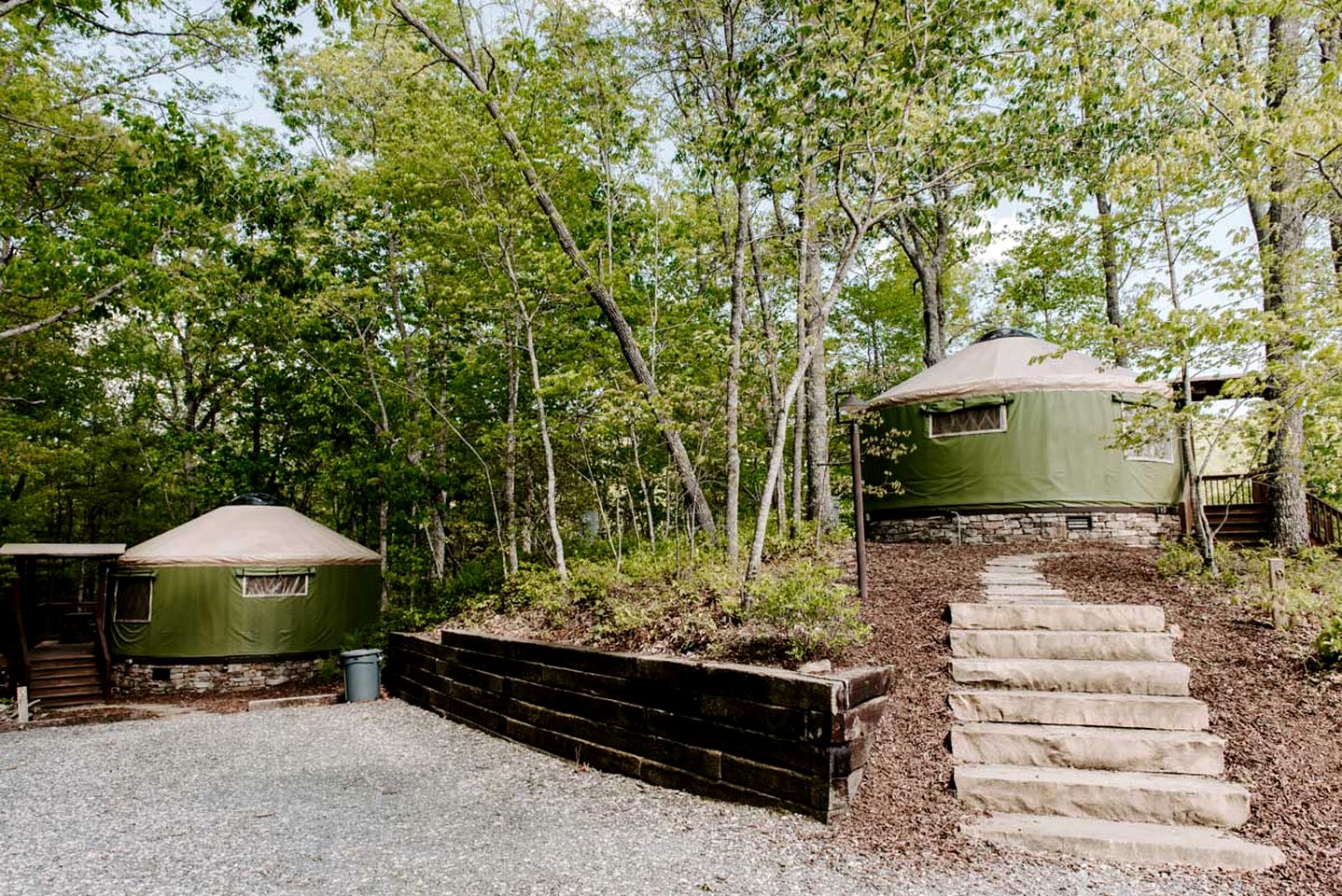 Appalachian Glamping in this Lovely Yurt Rental for Three in North Carolina