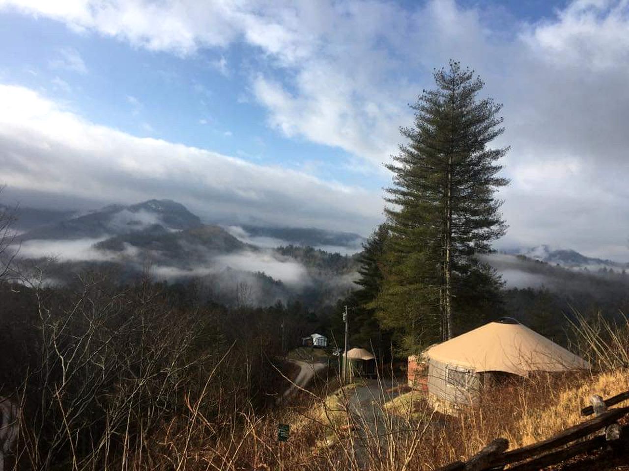 Junaluska Lovely Yurt Rental in North Carolina