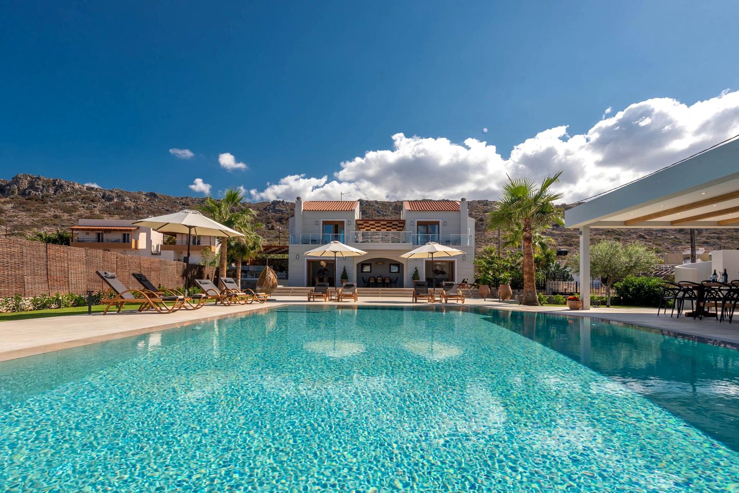 Luxurious Villa Acquarella with Private Pool & Panoramic Sea Views, Near the Beach in Malia, Crete