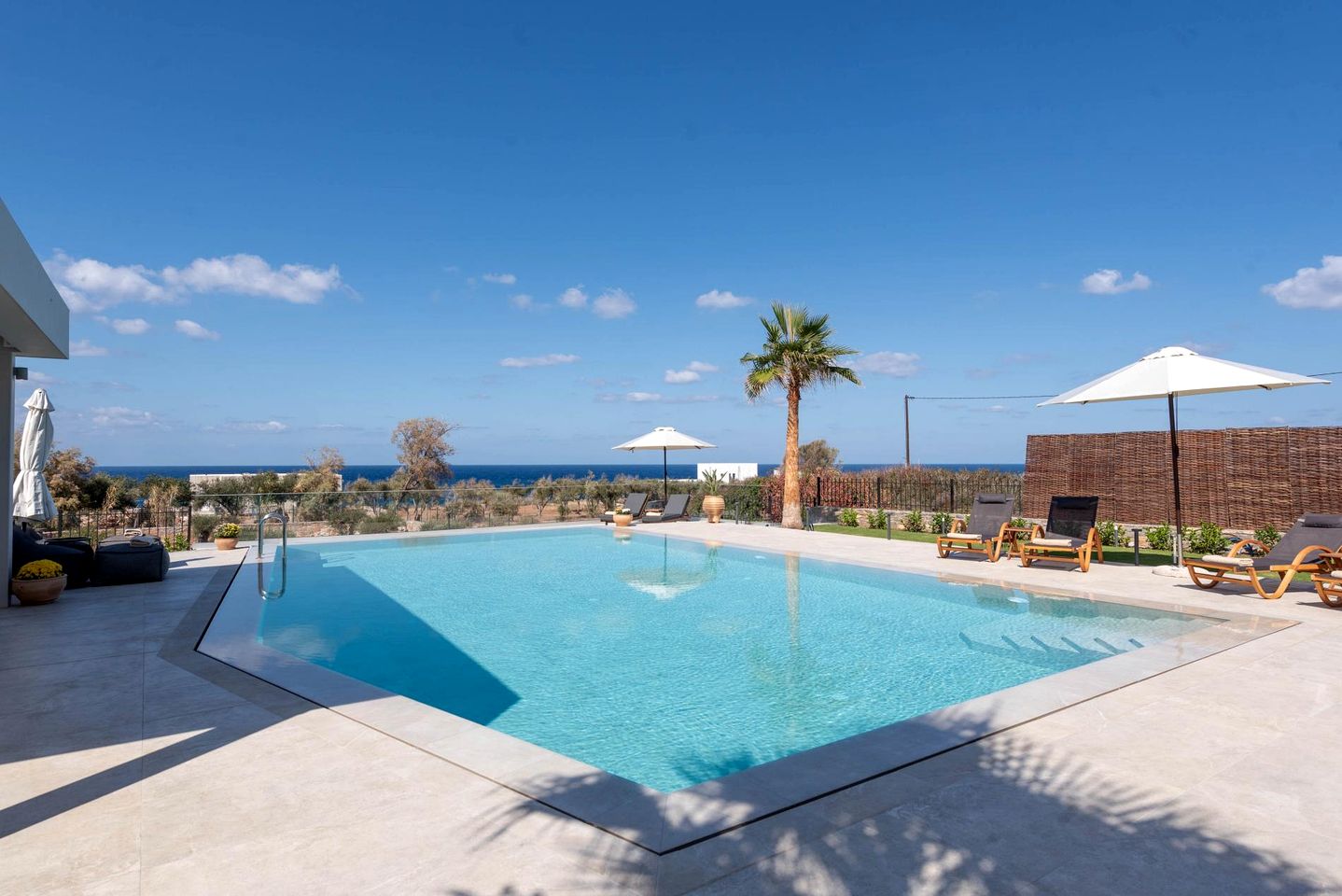 Luxurious Villa Acquarella with Private Pool & Panoramic Sea Views, Near the Beach in Malia, Crete