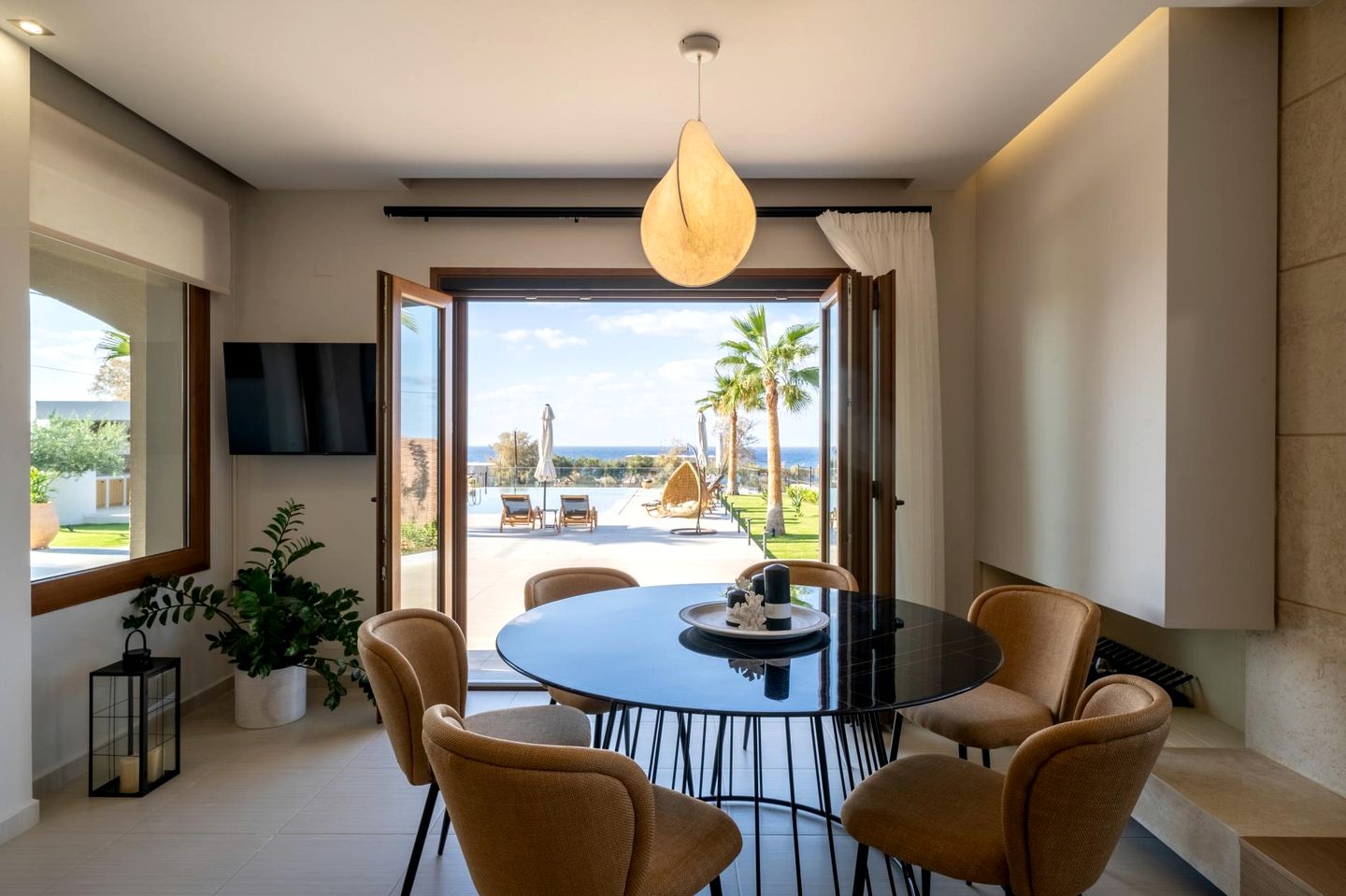 Luxurious Villa Acquarella with Private Pool & Panoramic Sea Views, Near the Beach in Malia, Crete