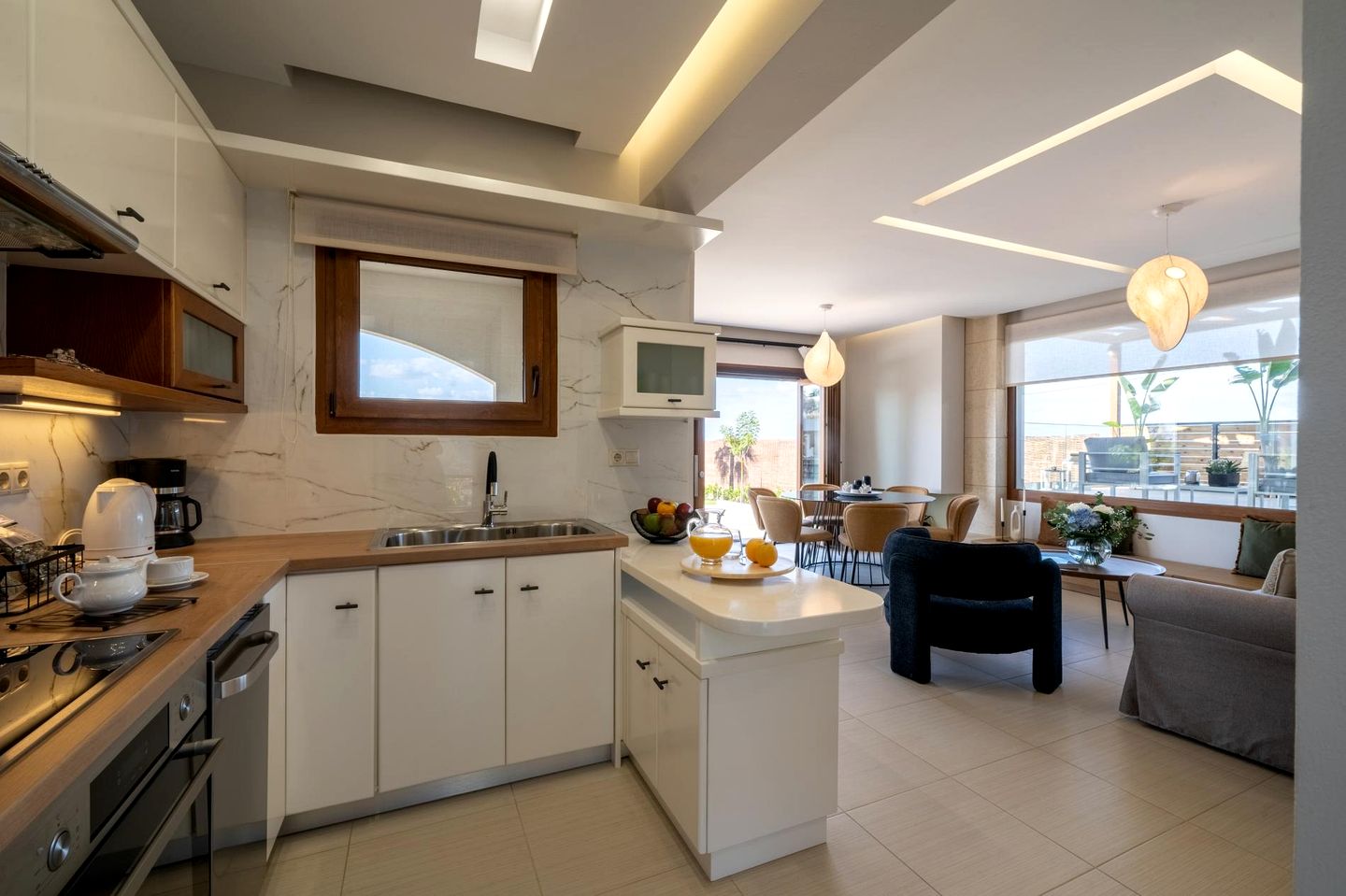 Luxurious Villa Acquarella with Private Pool & Panoramic Sea Views, Near the Beach in Malia, Crete
