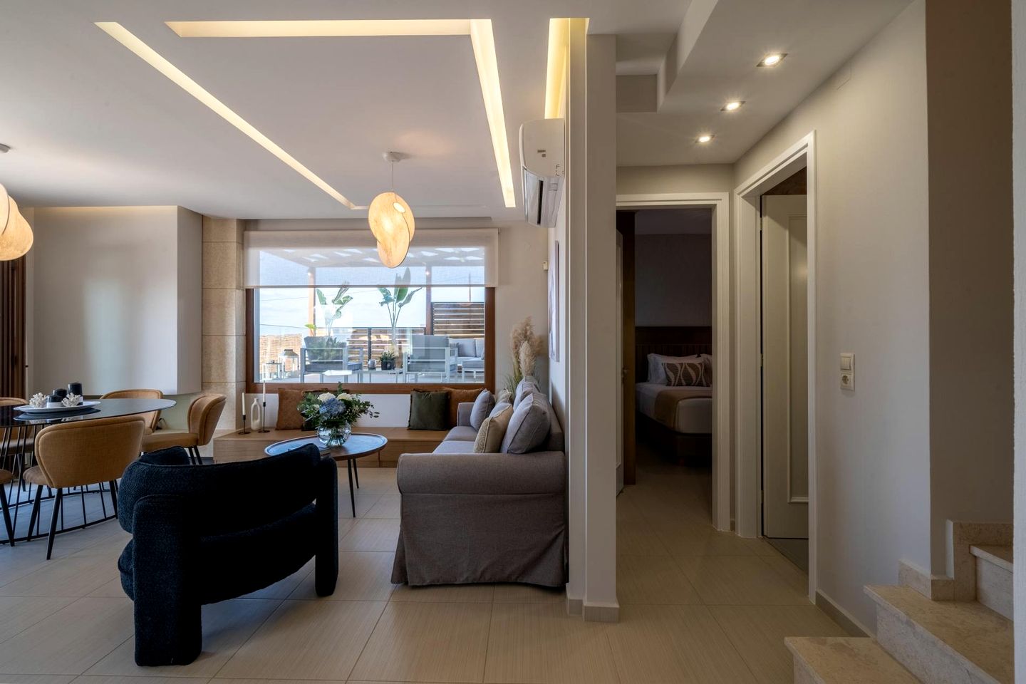 Luxurious Villa Acquarella with Private Pool & Panoramic Sea Views, Near the Beach in Malia, Crete