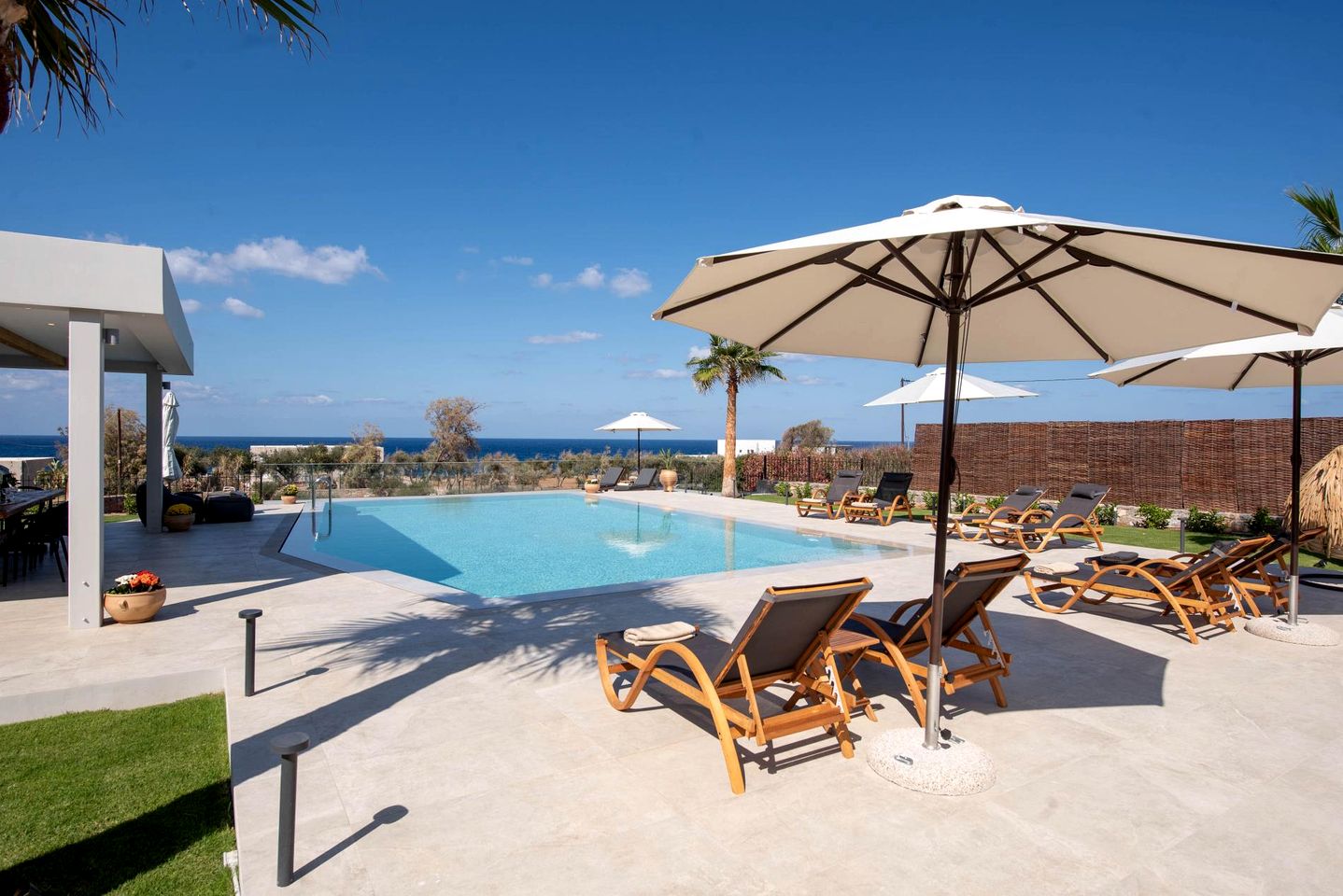 Luxurious Villa Acquarella with Private Pool & Panoramic Sea Views, Near the Beach in Malia, Crete