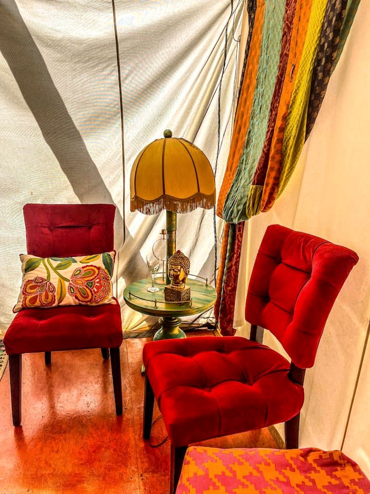 Luxury Safari Tent in Irwin, Idaho near Jackson Hole & Palisades Lake