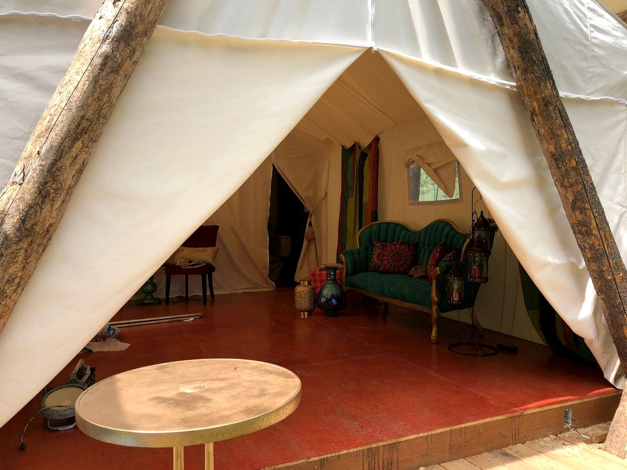 Luxury Safari Tent in Irwin, Idaho near Jackson Hole & Palisades Lake