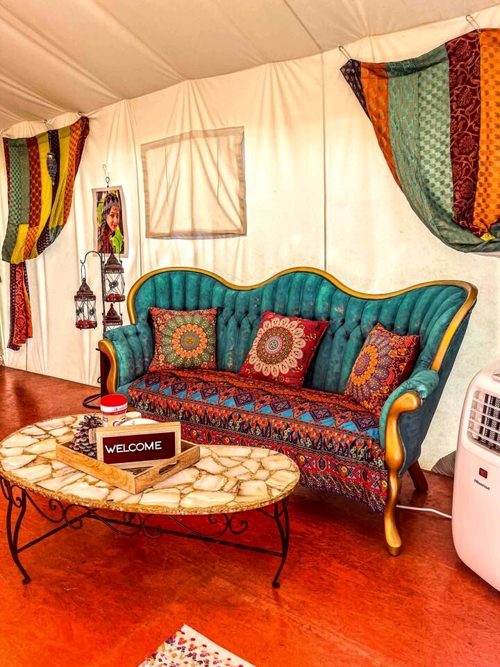 Luxury Safari Tent in Irwin, Idaho near Jackson Hole & Palisades Lake