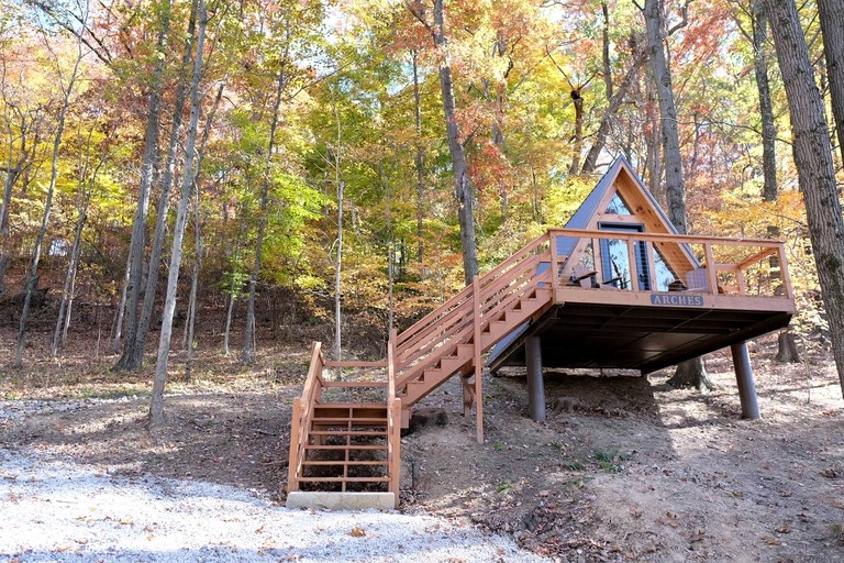 Secluded A-Frame Incredible for Water Activities by Tappan Lake in Ohio