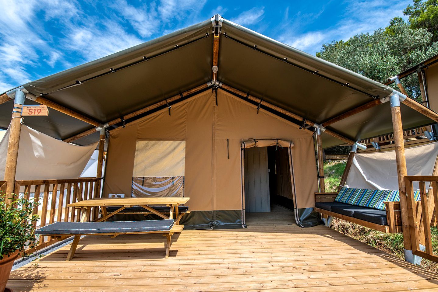 Stunning Safari Tent on an Impressive Glamping Retreat near Pula in Croatia