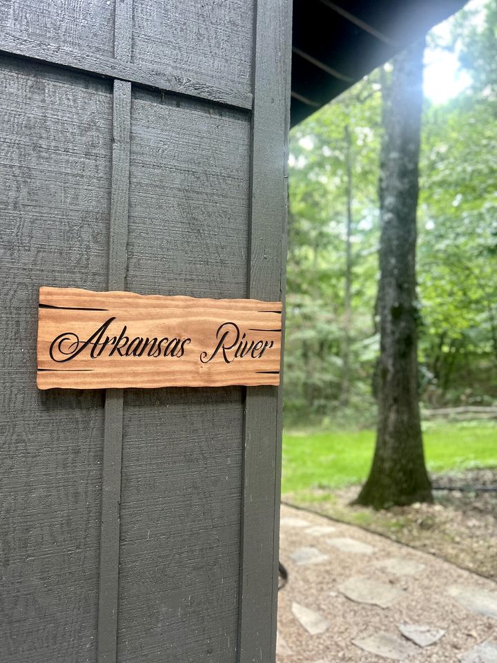 Tranquil Wooded Cabin Retreat with Private Hot Tub & Fire Pit Near Gentry, Arkansas